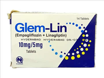 Picture of Glem Lin 10mg/5mg Tab 14x1s
